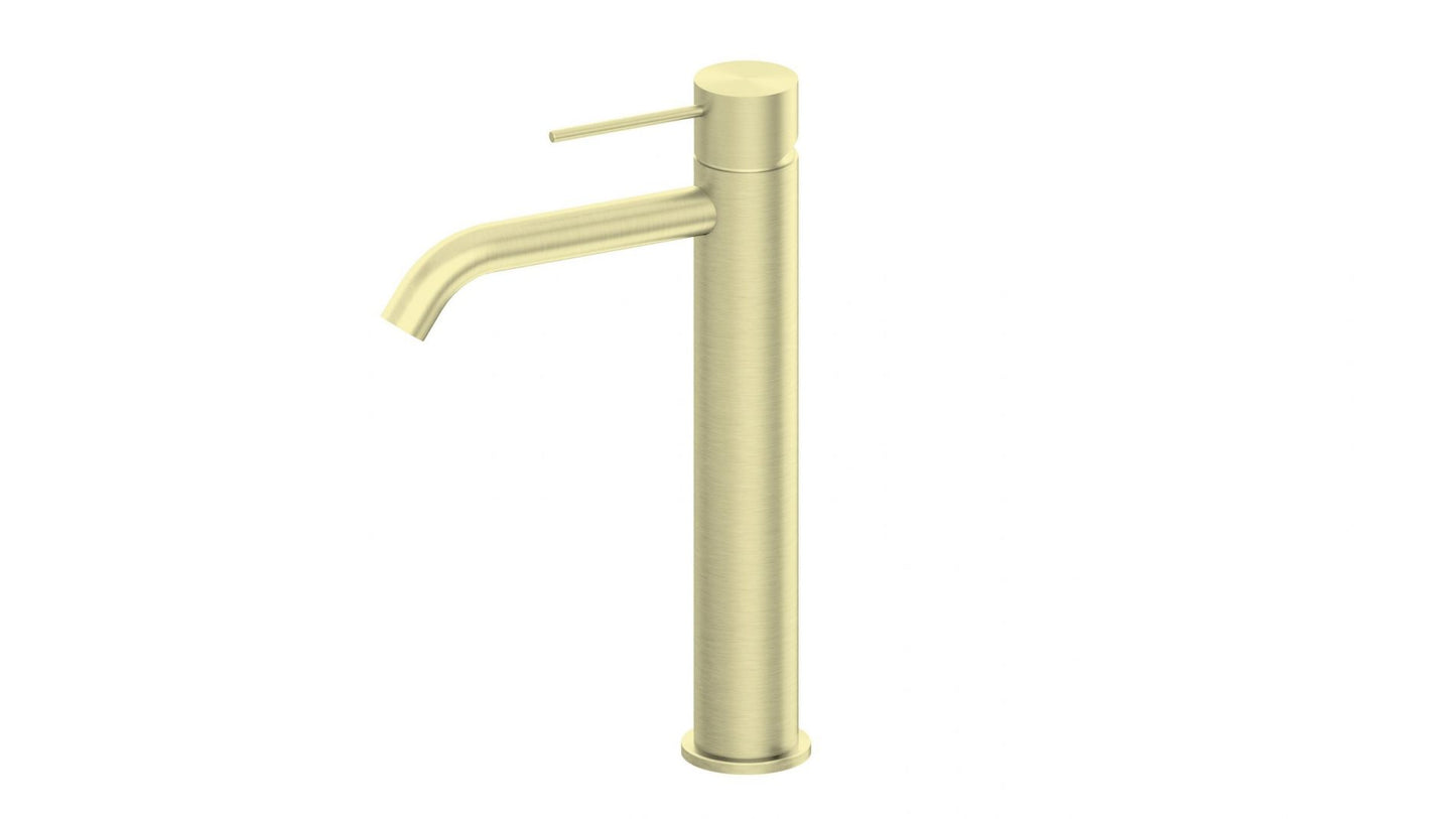 Nero Mecca Tall Basin Mixer Brushed Gold