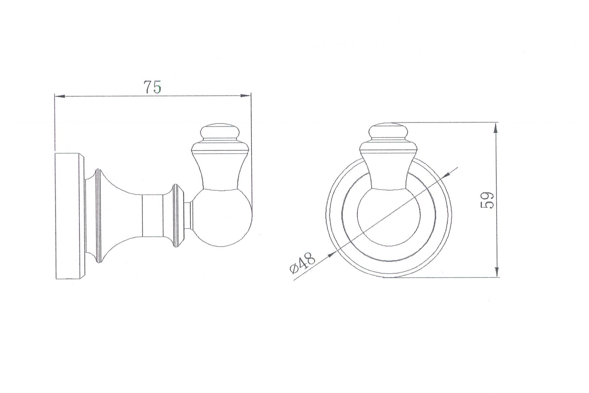 Modern National Medoc Single Robe Hook Matte Black