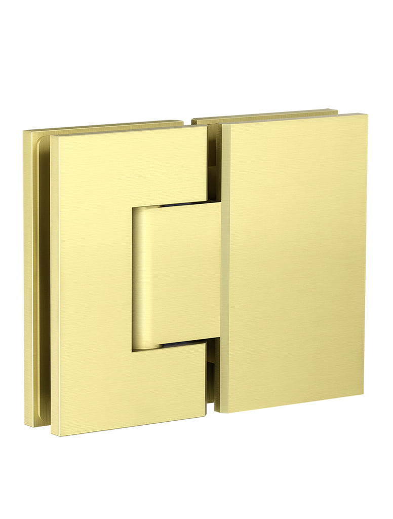 Meir Glass to Glass Shower Door Hinge Tiger Bronze