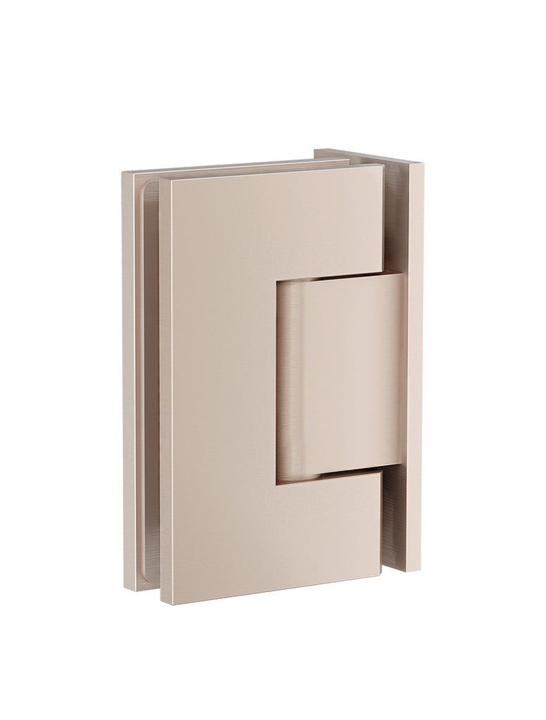 Meir Glass to Wall Shower Door Hinge Champagne