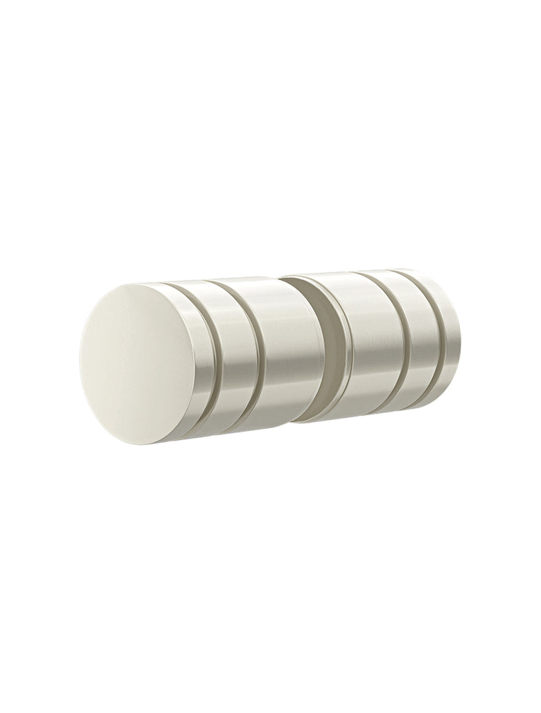 Meir Shower Door Round Handle Brushed Nickel