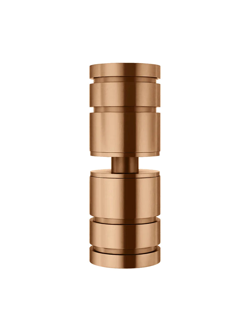 Meir Shower Door Round Handle, Lustre Bronze