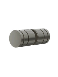 Meir Shower Door Round Handle - Gunmetal (Shadow)