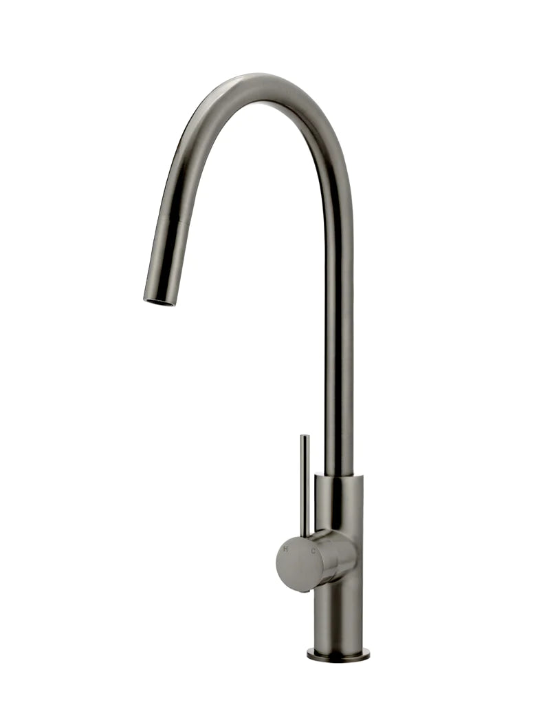 Meir Round Piccola Pull Out Kitchen Mixer Tap Shadow