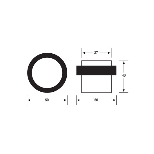 Metlam Floor Mounted Door Stop