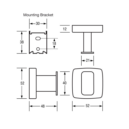 Metlam Single Robe Hook - Ss Satin Finish