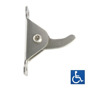 Metlam Collapsible Coat Hook - Mounting Visible Screw Fix