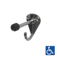 Metlam Coat Hook - Bright Chrome