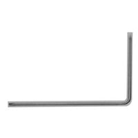 Metlam 90° Ligature Resistant Grab Rail - Satin Stainless Steel