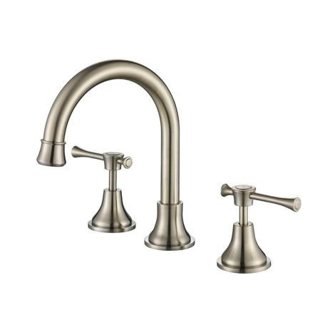 Modern National Montpellier Basin Set Warm Brushed Nickel