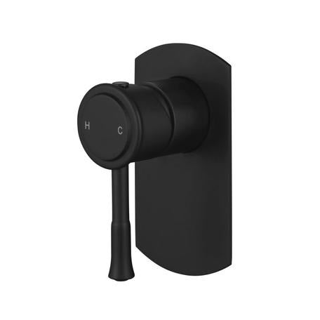Modern National Montpellier Shower Mixer Black