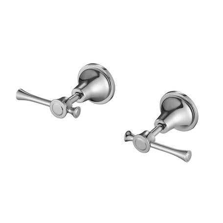 Modern National Montpellier Wall Assemblies 1/4 Turn Chrome