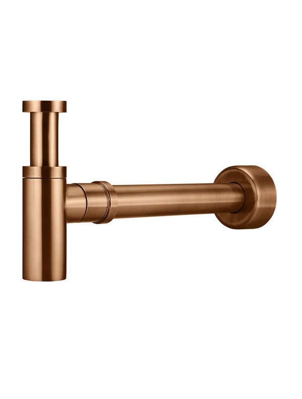 Meir Round Bottle Trap for 32mm Basin Waste and 40mm Outlet, Lustre Bronze