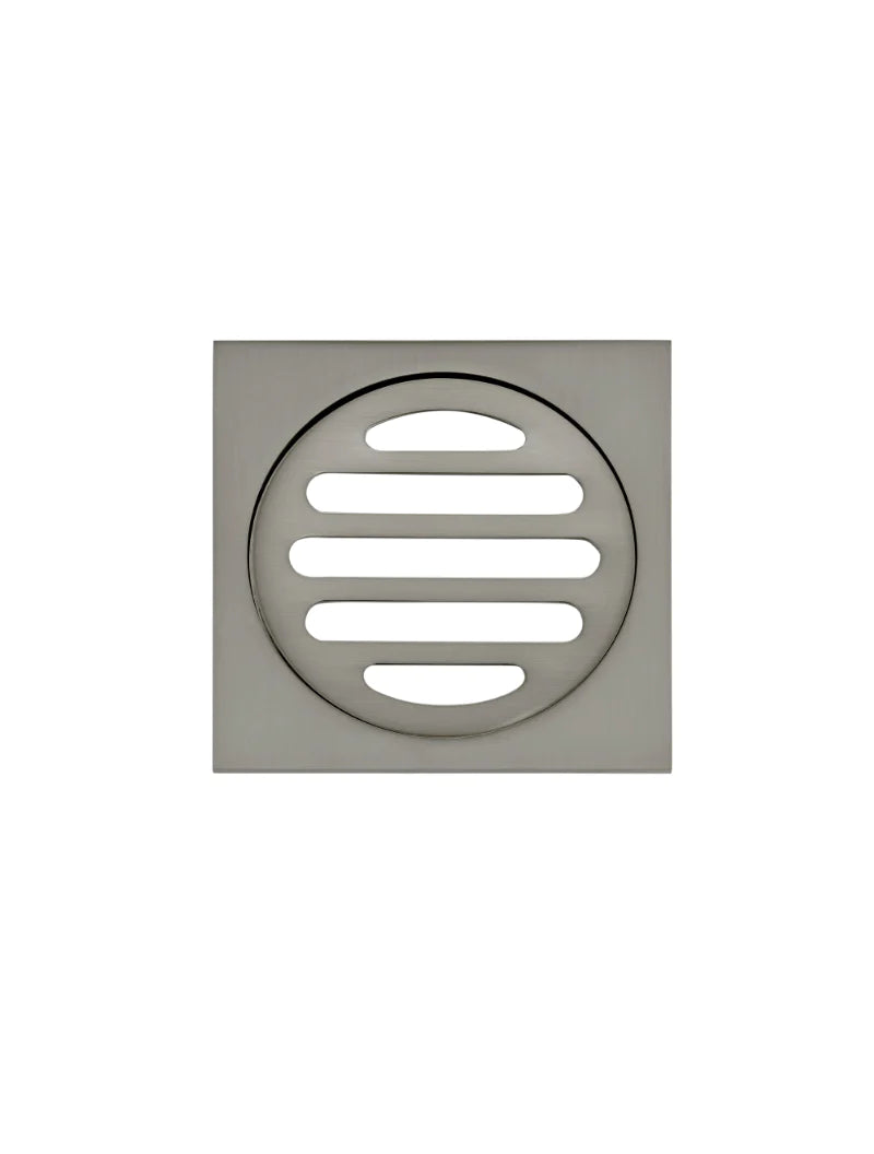 Meir Square Floor Grate Shower Drain 80mm Outlet - Shadow