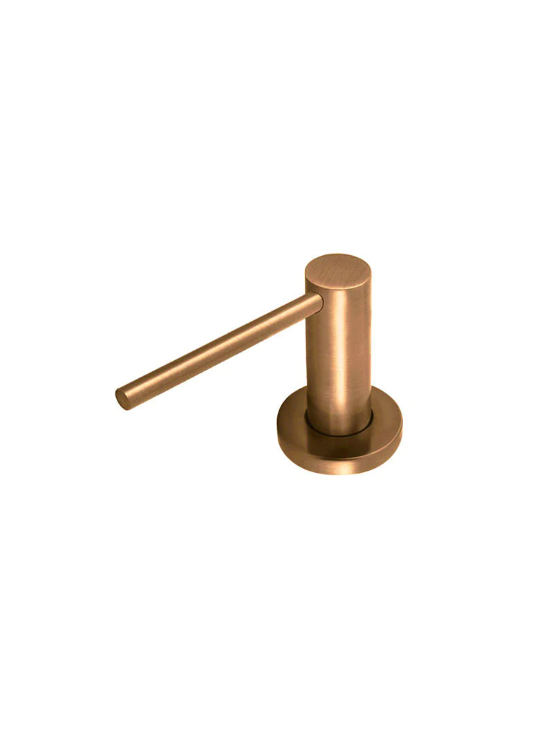 Meir Round Soap Dispenser, Lustre Bronze