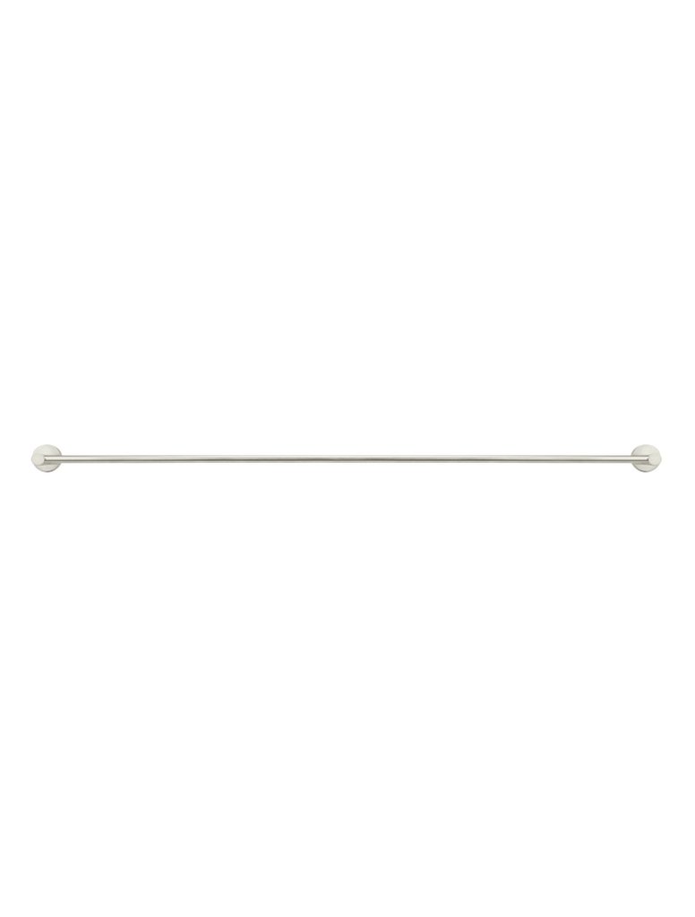 Meir Round Single Towel Rail Brushed Nickel 900mm