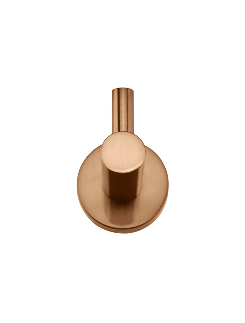 Meir Round Robe Hook, Lustre Bronze
