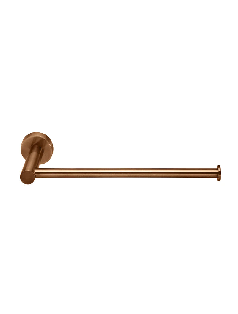 Meir Round Guest Towel Rail, Lustre Bronze