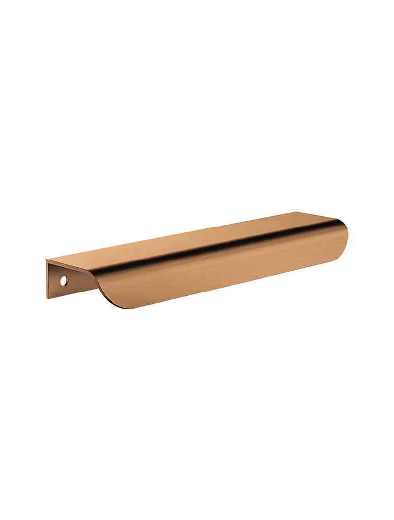Meir Öppen Edge Pull 150mm Cabinet Handle - Lustre Bronze
