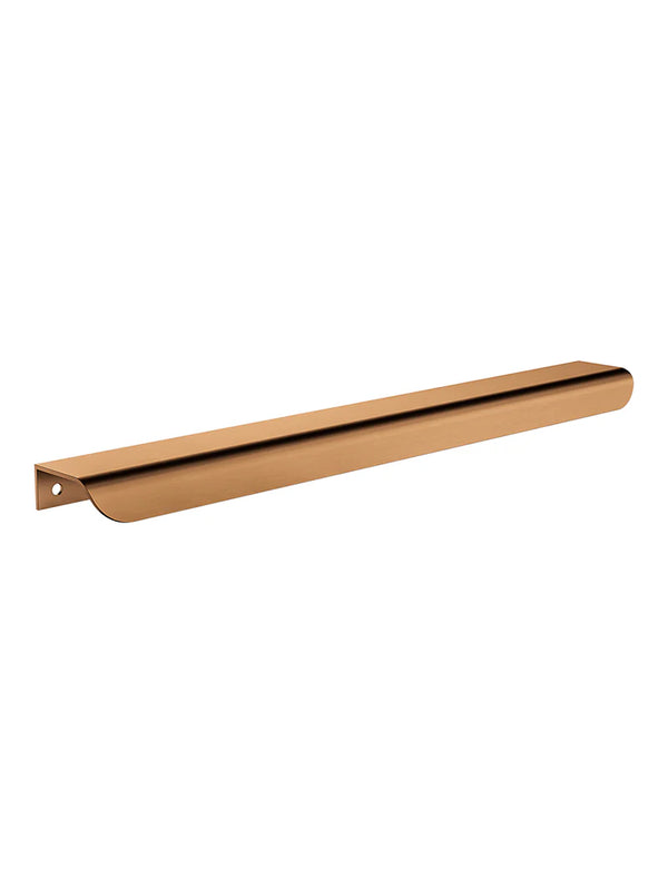 Meir Öppen Edge Pull 300mm Cabinet Handle - Lustre Bronze