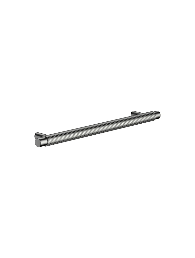 Meir Öppen Pull 200mm Cabinet Handle Linear Knurled - Shadow Gunmetal