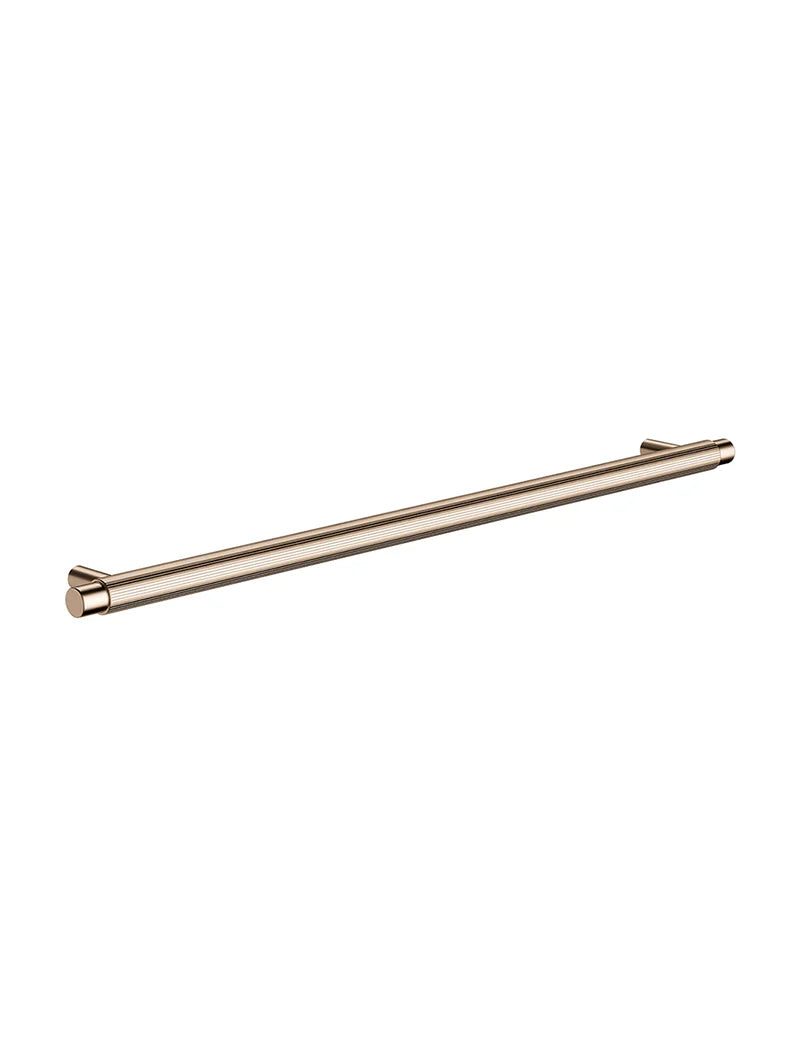 Meir Öppen Pull 328mm Cabinet Handle Linear Knurled - Champagne