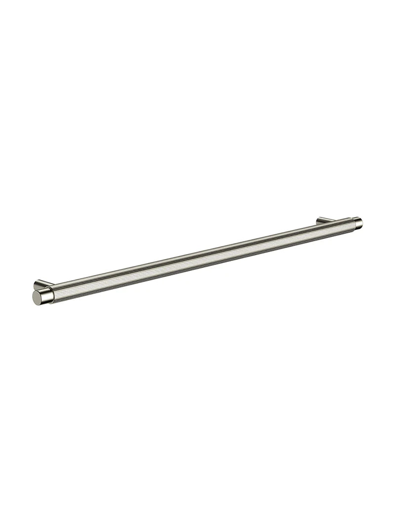 Meir Öppen Pull 328mm Cabinet Handle Linear Knurled - Brushed Nickel