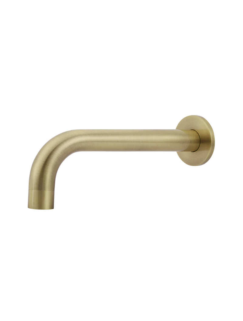 Meir Round Curved Spout 200mm Tiger Bronze