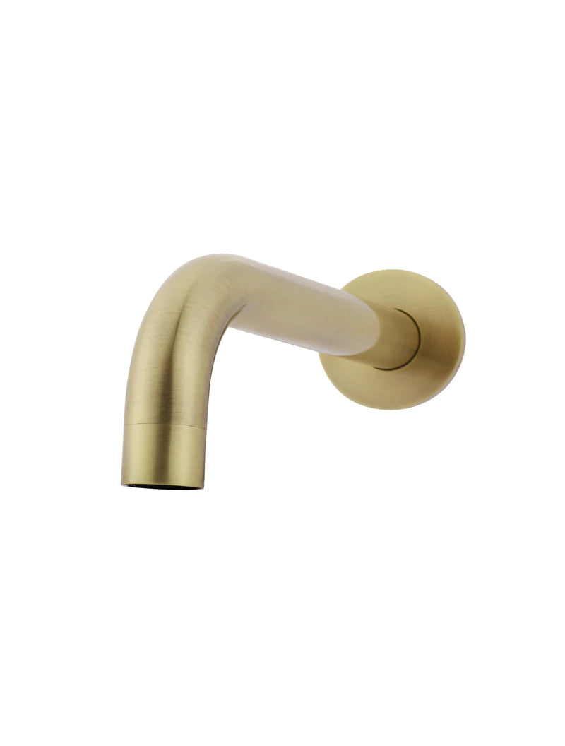 Meir Round Curved Spout 200mm Tiger Bronze