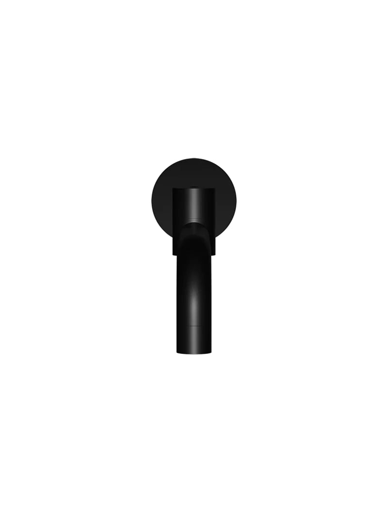 Meir Round Swivel Wall Spout Matte Black