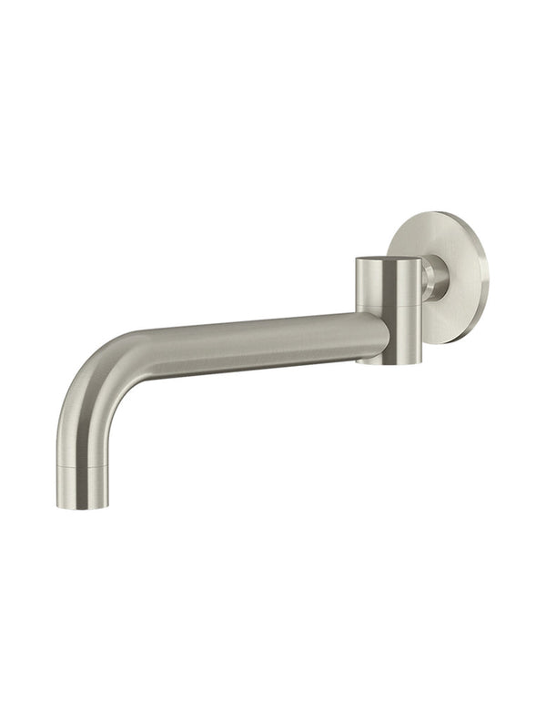 Meir Round Swivel Wall Spout Brushed Nickel
