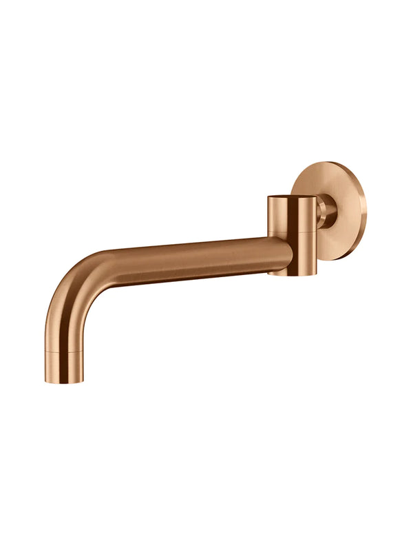 Meir Round Swivel Wall Spout, Lustre Bronze