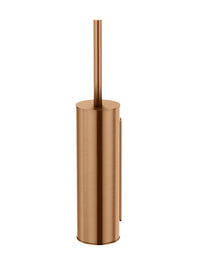 Meir Round Toilet Brush & Holder - Brushed Bronze (Lustre Bronze)
