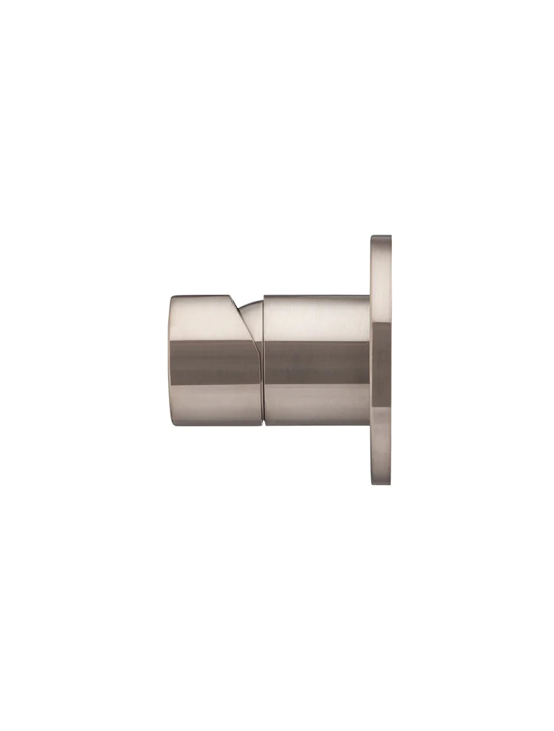 Meir Round Pinless Wall Mixer Champagne
