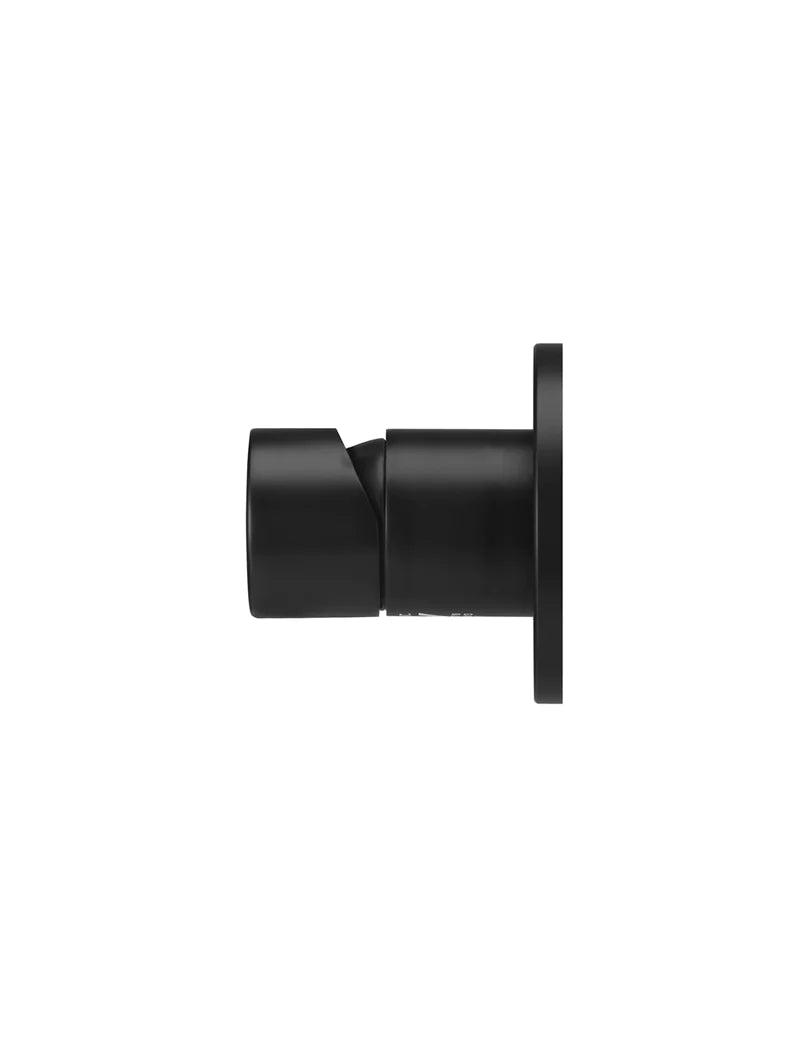 Meir Round Pinless Wall Mixer Matte Black