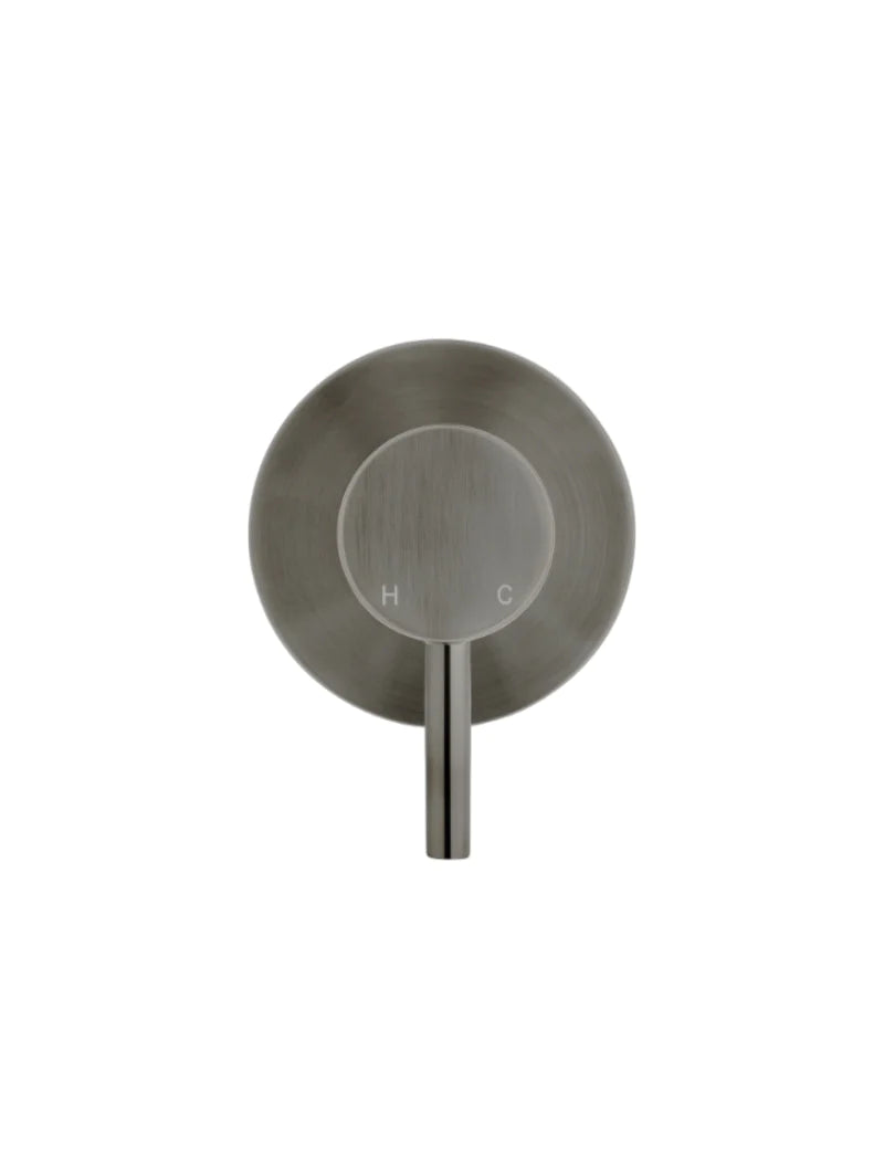 Meir Round Wall Mixer Short Pin Lever - Shadow