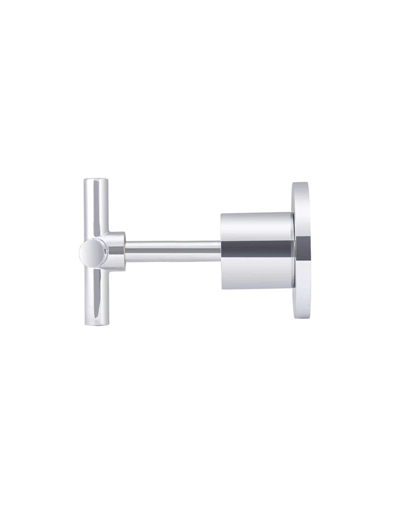 Meir Round Cross Jumper Valve Wall Top Assemblies Polished Chrome