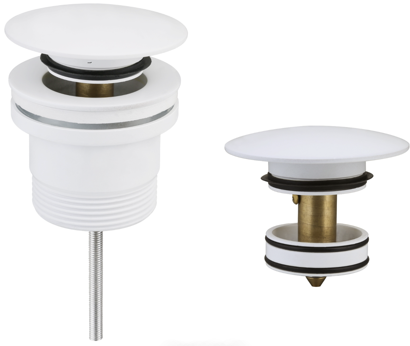 Ovia Universal Basin Pop Up Waste Matte White