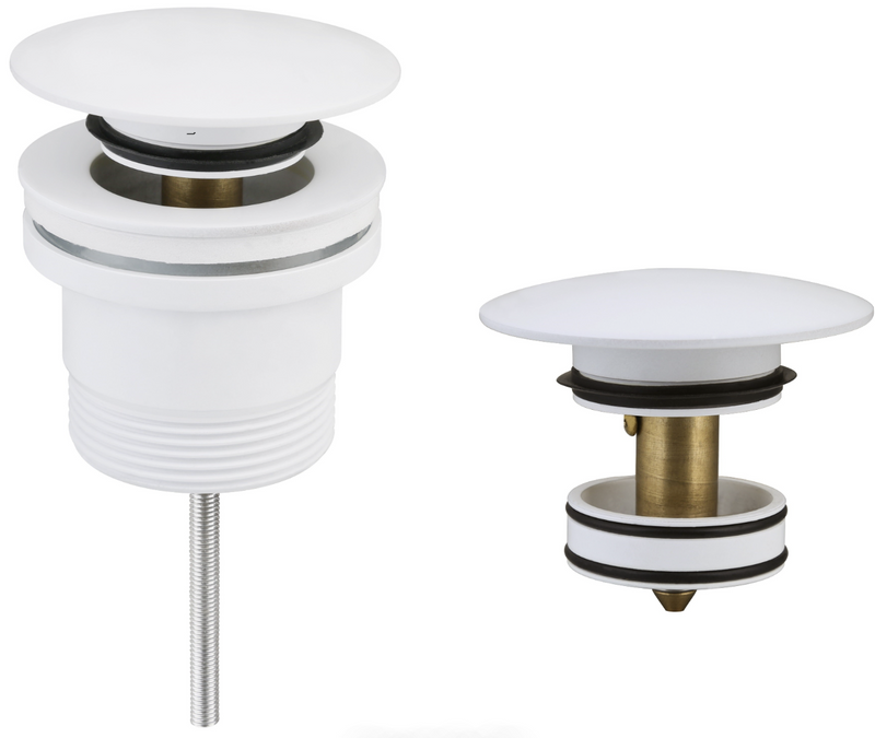 Ovia Universal Basin Pop Up Waste Matte White