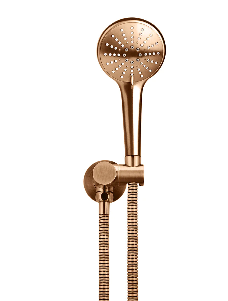 Meir Round Hand Shower on Swivel Bracket, Lustre Bronze