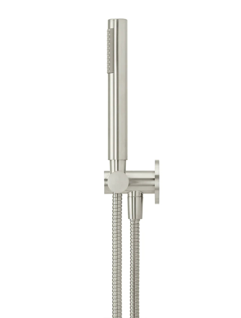 Meir Round Hand Shower on Bracket - Brushed Nickel