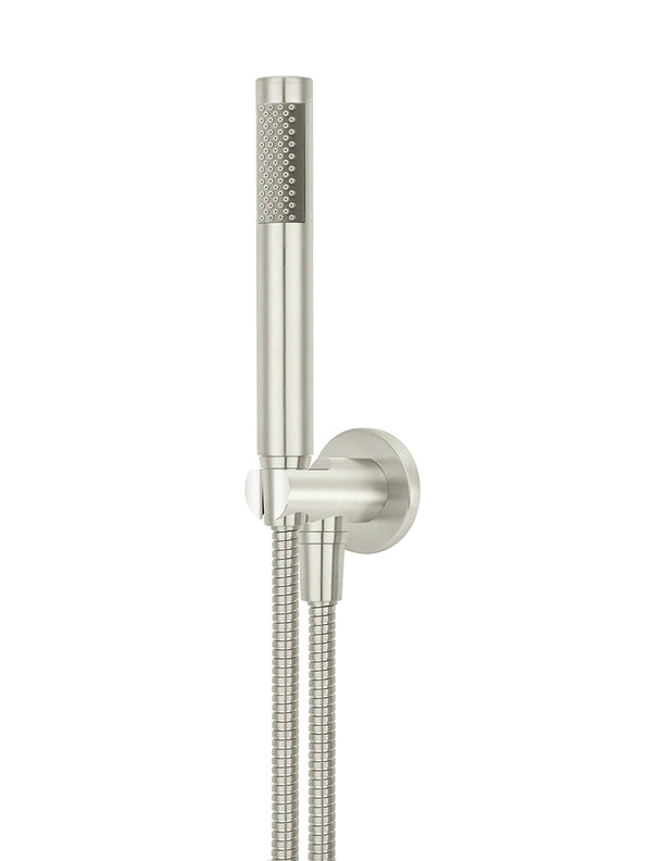 Meir Round Hand Shower on Bracket - Brushed Nickel