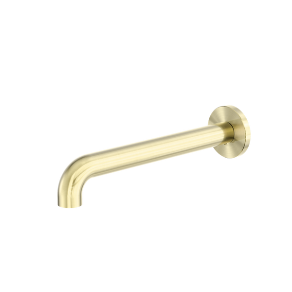 Nero Zen SS316L 185mm Round Basin/Bath Spout Only Brushed Gold