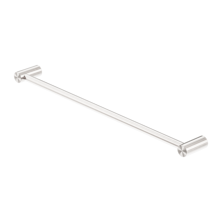 Nero Zen SS316L 800mm Single Towel Rail Brushed Nickel