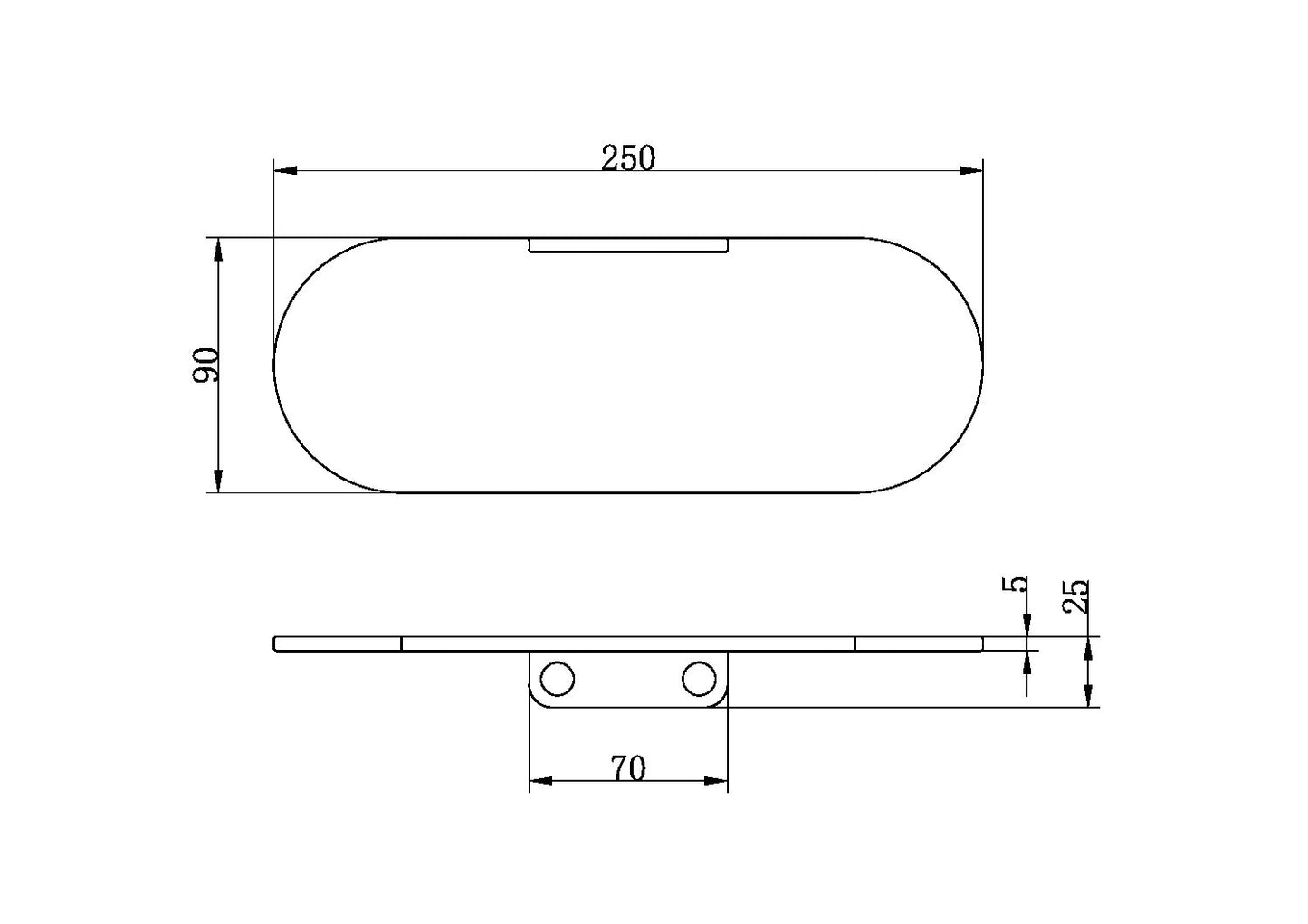 Nero Zen SS316L Soap Dish Holder Graphite