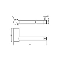 Nero Zen SS316L Toilet Roll Holder - Brushed Bronze