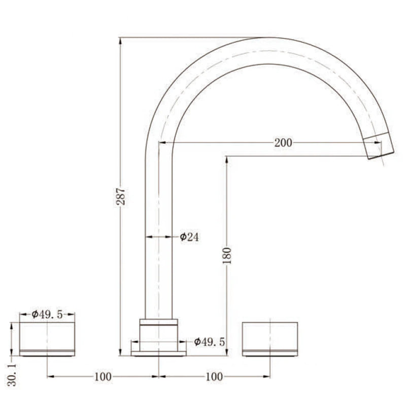 Nero Kara Kitchen Set Black