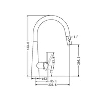 Nero Dolce Pull-Out Sink Mixer with Vegie Spray - Matte Black