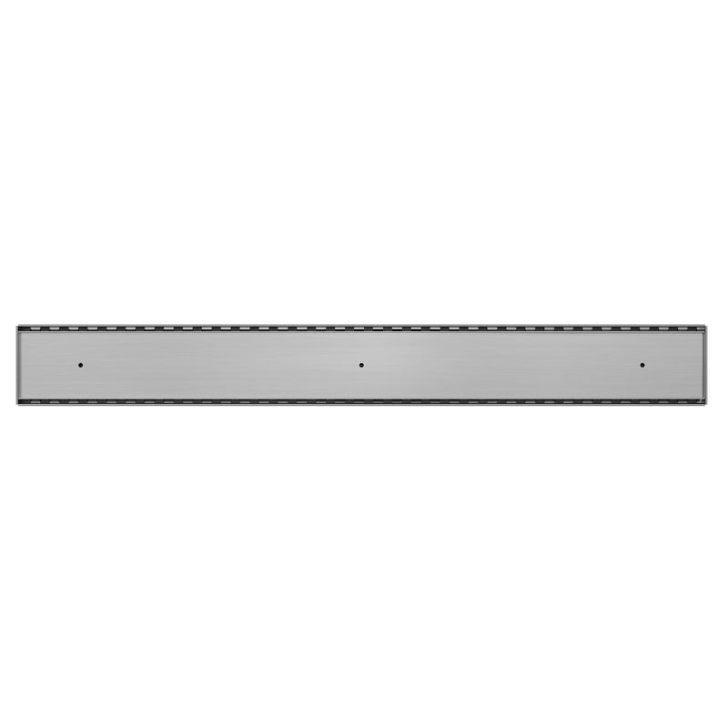 Nero TILE INSERT V CHANNEL FLOOR GRATE 89MM OUTLET Gunmetal Grey