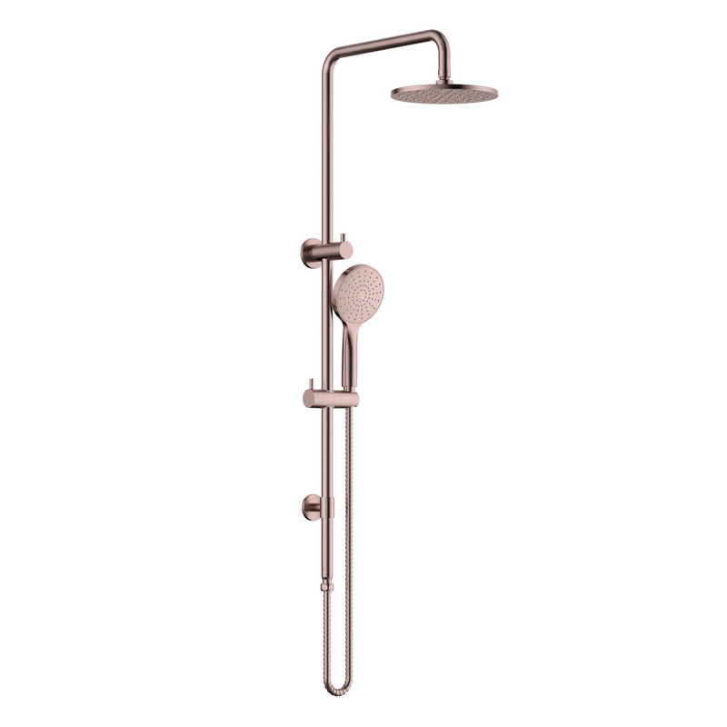 Ovia Champagne Trade 2 in 1 Twin Rail Shower System